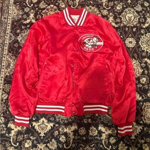 Cincinnati Reds Red Satin Jacket